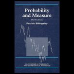 Probability And Measure