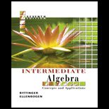 Intermediate Algebra  Concepts and Applications  With Solution Manual Package