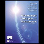 Procurement, Principles and Management