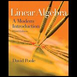 Linear Algebra Modern Introduction   Text