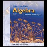 Intermediate Algebra  Concepts and Graphs   With CD and Guide