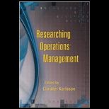 Researching Operations Management