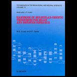 Handbook of Molecular Genetic Tech. for .