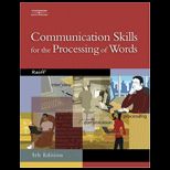 Communication Skills for the Processing of Words   Text Only