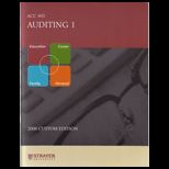 ACC.403 Auditing 1  With CD (Custom)