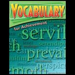 Vocabulary for Achievement  3rd Course (5 Pack)