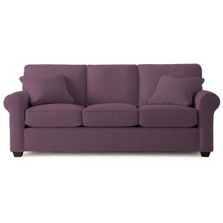 Possibilities Roll Arm 86 Sofa, Plum