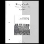 Principles of Accounting, Volume 1 Study Guide