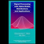 Signal Processing With Alpha Stable Dist