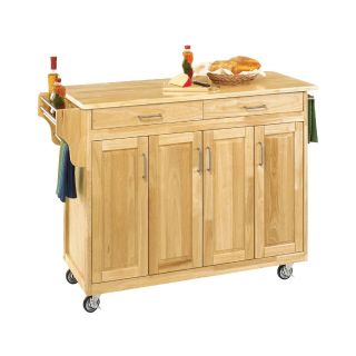 Create Your Own Large Kitchen Cart, Natural