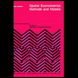 Spatial Econometrics Methods and Models