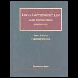 Local Government Law  Cases and Materials