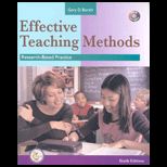 Effective Teaching Methods   With DVD
