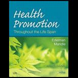 Health Promotion Throughout Life Span