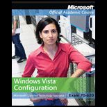 Windows Vista Configuration Tech Specialist