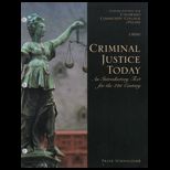 Criminal Justice Today (Custom)