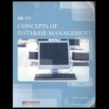 Cis111 Concept of Database ManagementCUSTOM<