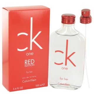 Ck One Red for Women by Calvin Klein EDT Spray 3.4 oz