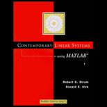 Contemporary Linear Systems Using MATLAB