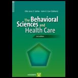 Behavioral Sciences and Health Care