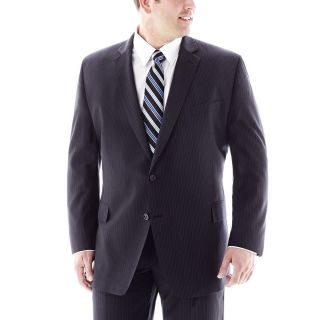 Stafford Navy Pinstripe Suit Jacket Big and Tall, Mens