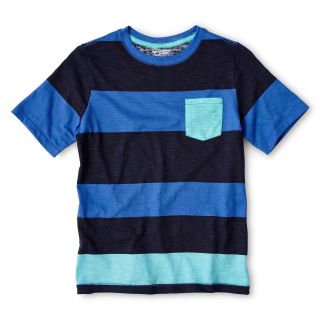 ARIZONA Colorblock Tee Shirt   Boys 6 20, Blue, Boys