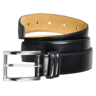 Dockers Black Double Keeper Leather Belt, Mens