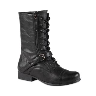 CALL IT SPRING Call It Spring Klien Lace Up Combat Boots, Black, Womens