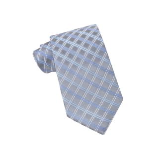 Stafford Bucktown Grid Tie, Blue, Mens