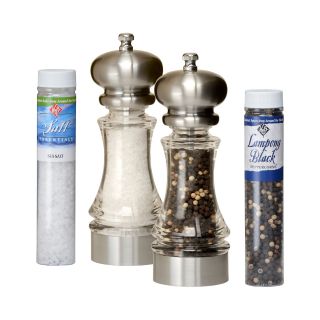 William Bounds 7  Salt and Pepper Grinders with Refills