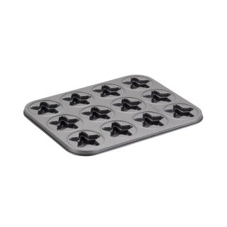 CAKE BOSS Cake Boss Specialty Bakeware 12 cup Molded Star Nonstick Cookie Pan