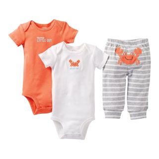 Carters 3 pc. Crab Set   Boys preemie, Red, Red, Boys