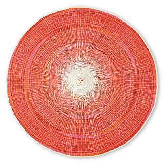 JCP Home Collection  Home Set of 4 Round Paper Placemats, Pink