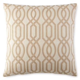 Samaira 20 Square Decorative Pillow, Beige