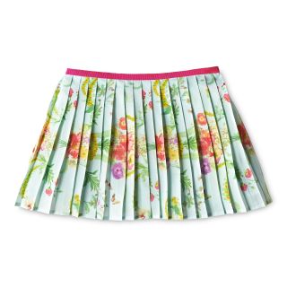 TED BAKER Baker by Ted Floral Pleated Skirt   Girls 2y 6y, Pale Mint, Girls