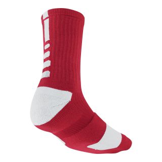 Nike Basketball Elite Crew Socks, Red, Mens