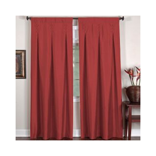 Elrene Imperial Back Tab Curtain Panel, Sangria