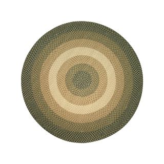 Westerly Reversible Braided Wool Oval Rugs, Green