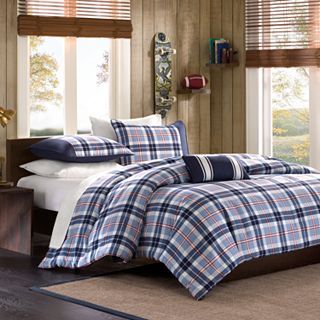 Alton Plaid 3  or 4 pc. Comforter Set, Blue