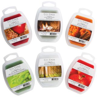 Candle Warmers Set of 6 Wax Melts Fall Scents
