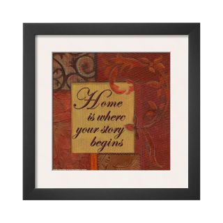 ART Words to Live By Home Framed Print Wall Art