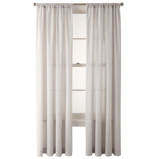 JCP Home Collection  Home Ascension Rod Pocket Cotton Sheer Panel,