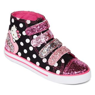 Hello Kitty Girls High Top Sneakers, Black, Girls