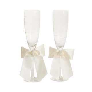 IVY LANE DESIGN Ivy Lane Design Charming Pearls Set of 2 Champagne Flutes