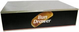 Dry Bun Box for Hot Dog Roller Grill