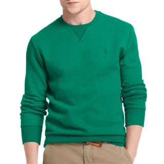 Izod Sueded Fleece Crewneck Sweatshirt, Green, Mens