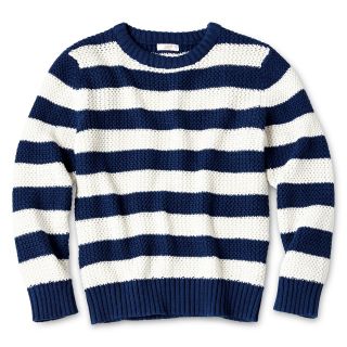 JOE FRESH Joe Fresh Striped Sweater   Boys 4 14, Navy, Boys