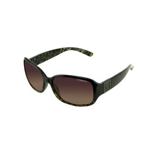 LIZ CLAIBORNE Velour Rectangle Sunglasses, Womens
