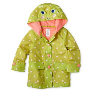 Carters Frog Rain Jacket   Girls 2t 4t, Green, Girls