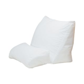 Fiber Flip Pillow, White